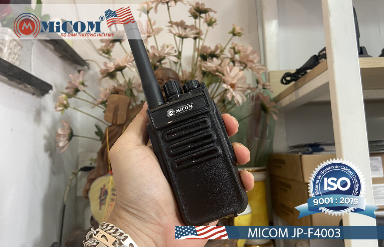 máy bộ đàm miCOM JP-F4003 thương hiệu Mỹ