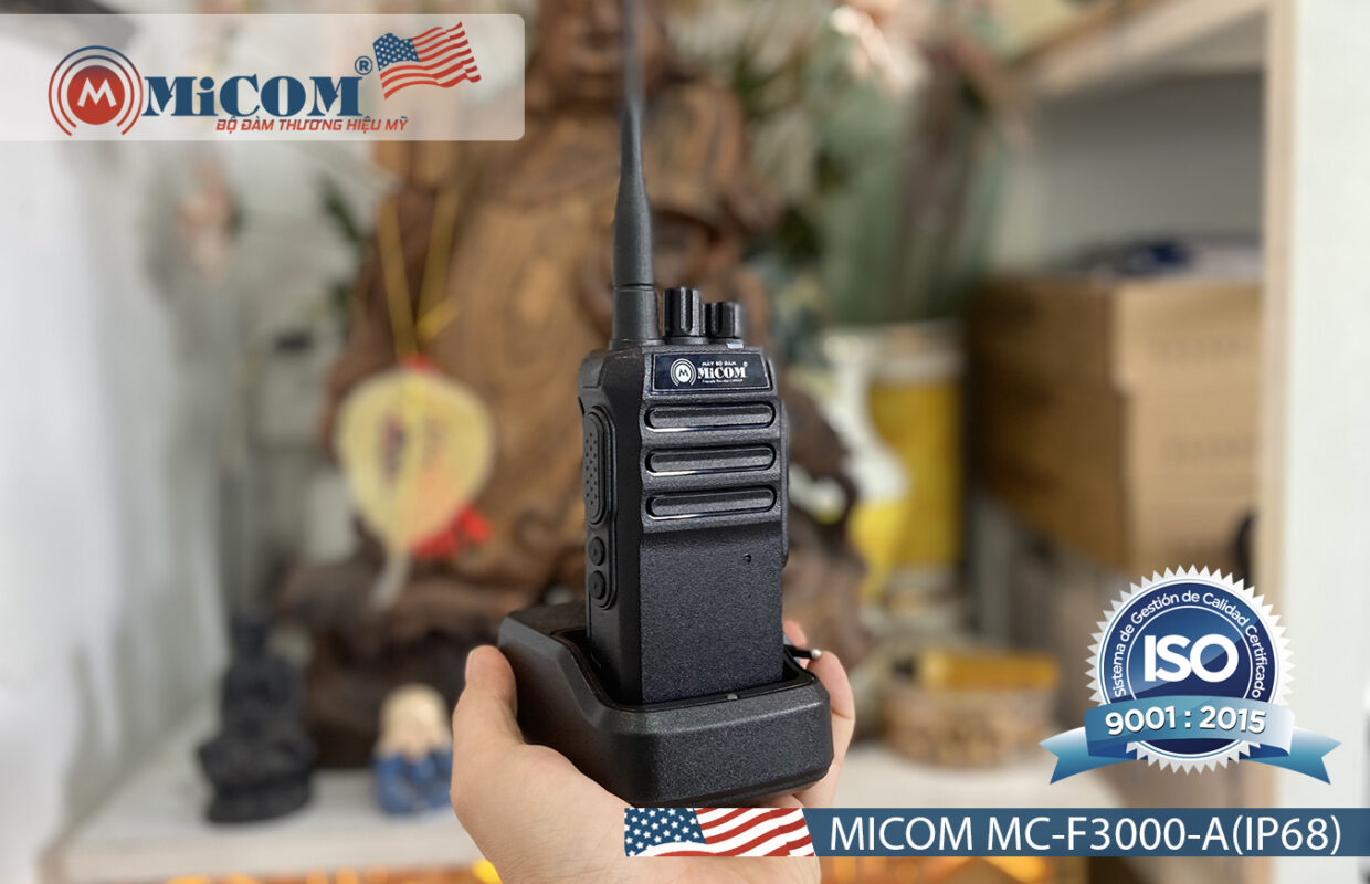 máy bộ đàm MiCOM JP-F3000-A tiêu chuẩn IP68 thương hiệu Mỹ