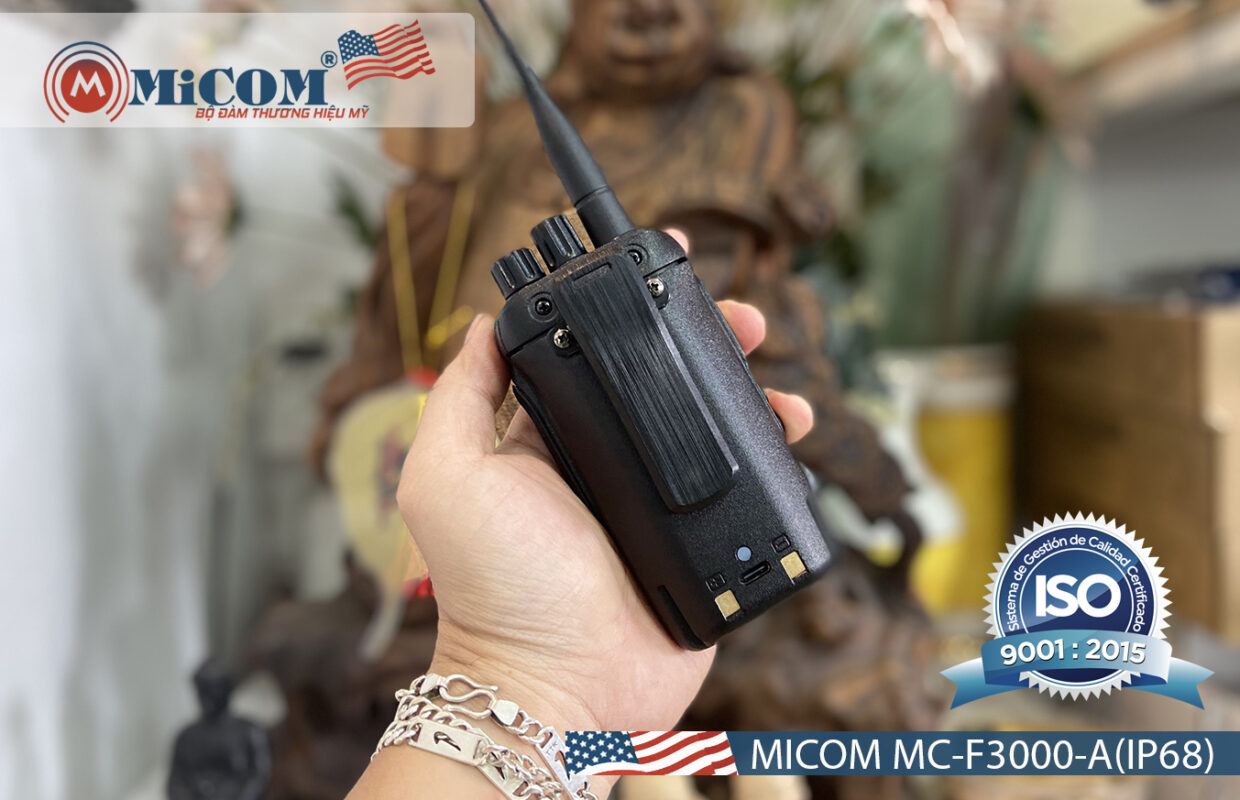 máy bộ đàm MiCOM JP-F3000-A tiêu chuẩn IP68 thương hiệu Mỹ