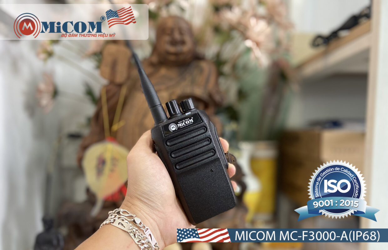 máy bộ đàm MiCOM JP-F3000-A tiêu chuẩn IP68 thương hiệu Mỹ