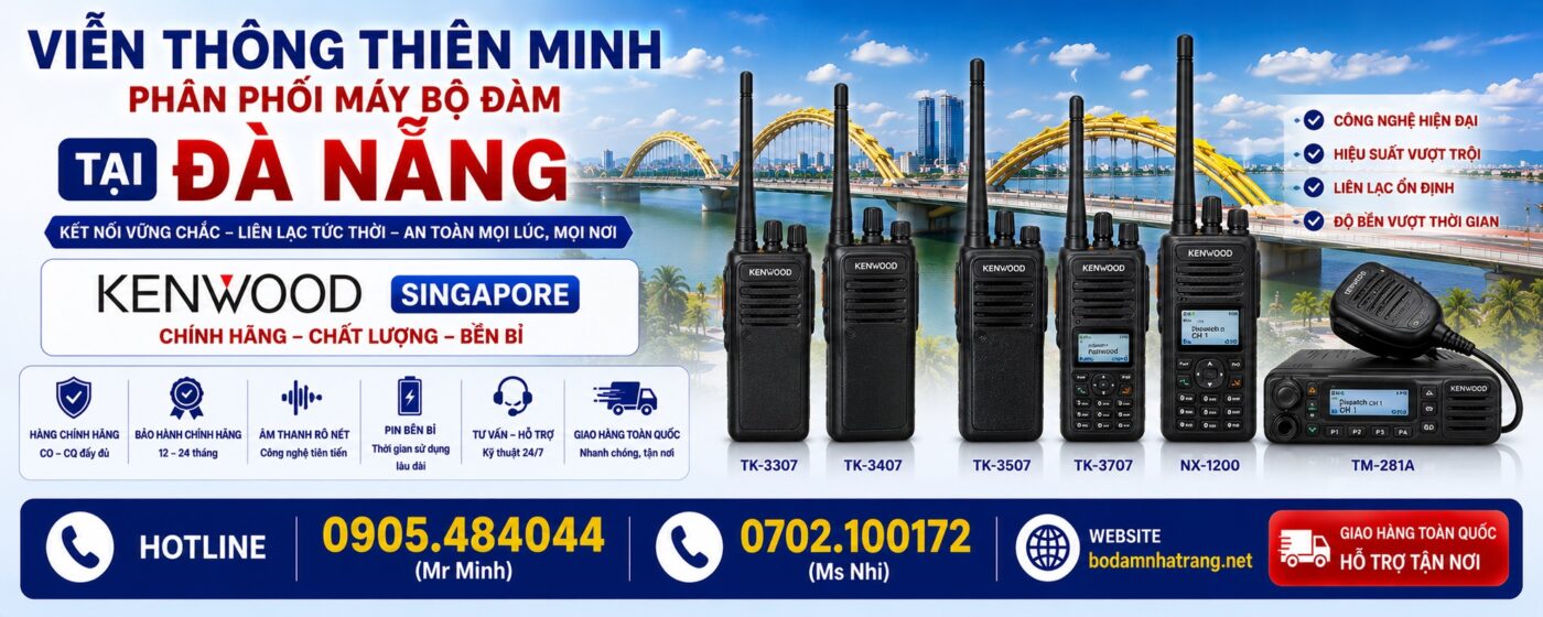 máy bộ đàm KENWOOD tại Đà Nẵng