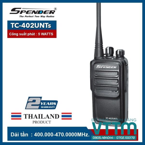 Máy Bộ Đàm Cầm Tay Spender TC-402UNT Chính Hãng, Giá Tốt