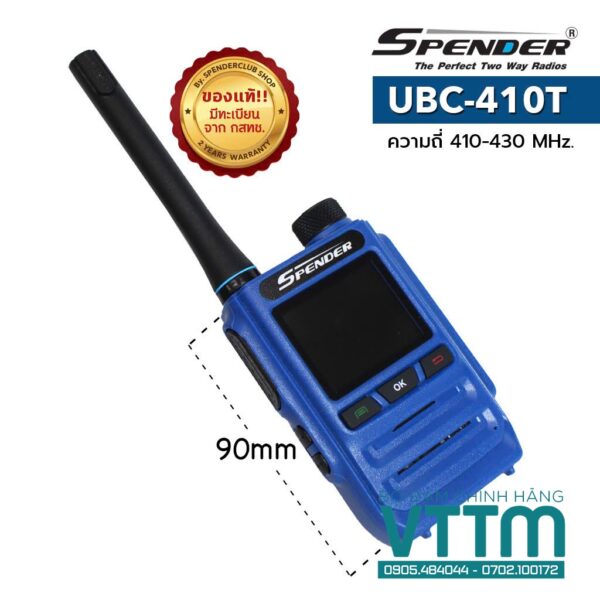 Bộ Đàm Cầm Tay Spender UBC-410T - Liên Lạc Bền Bỉ, Rõ Ràng